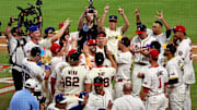 Kyle Schwarber won the All-Star Game for the National League—and took home MVP honors—for his heroics in the swing-off. 